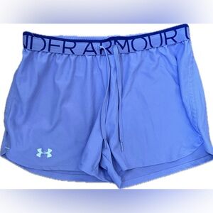 Under Armour Womens Athletic Shorts Size Medium in Purple - Excellent Condition